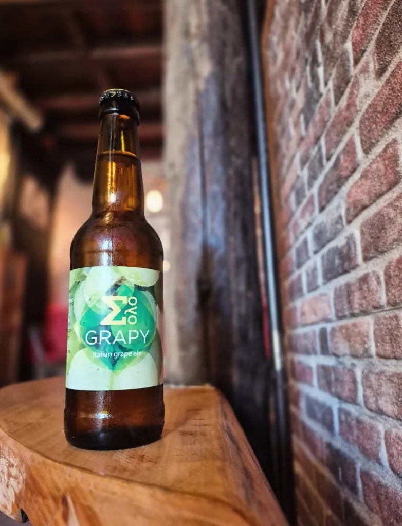 Solo Grapy Craft Beer bottle close-up